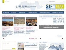 Tablet Screenshot of gift-mena.org